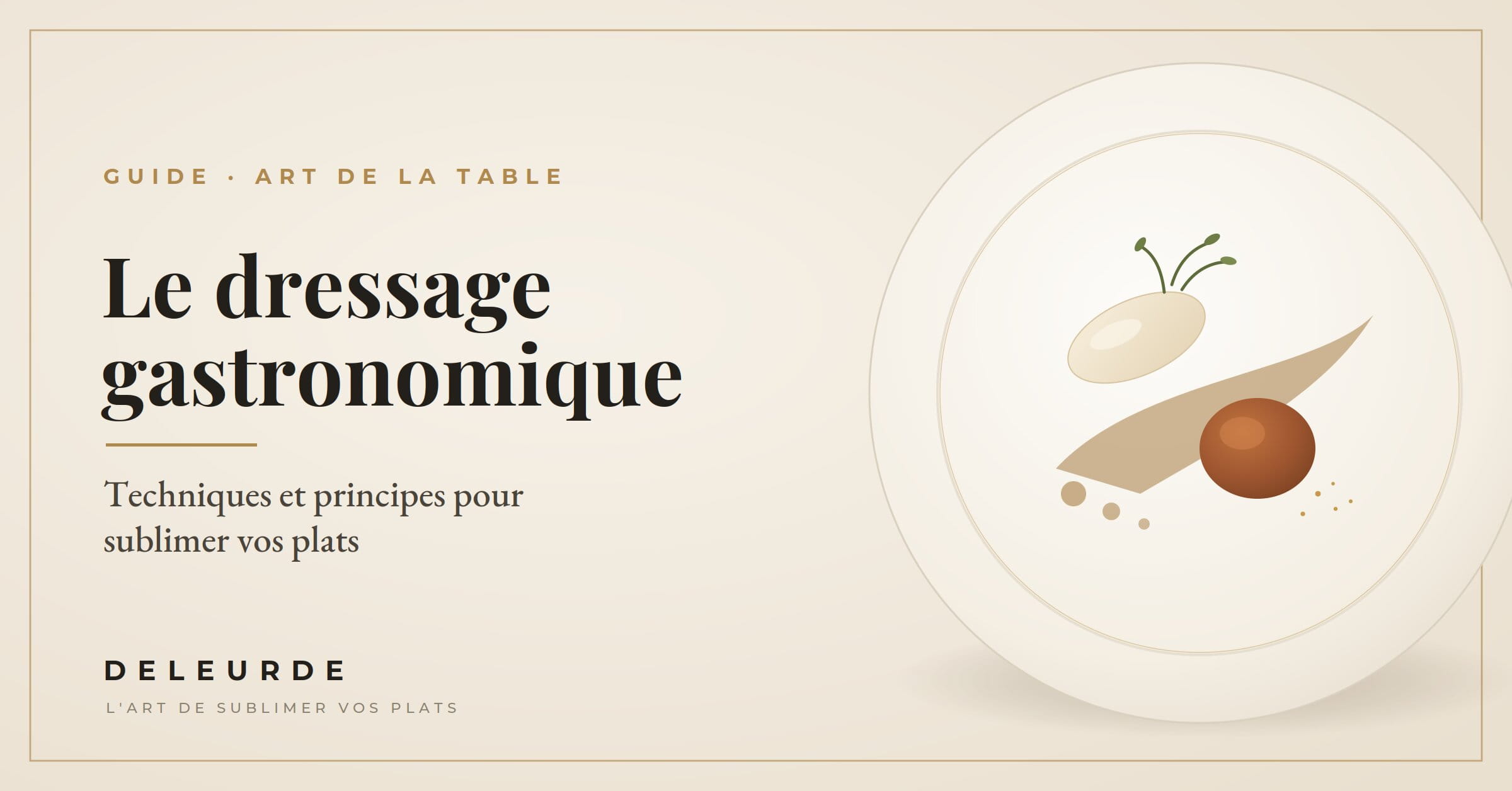 dressage gastronomique
